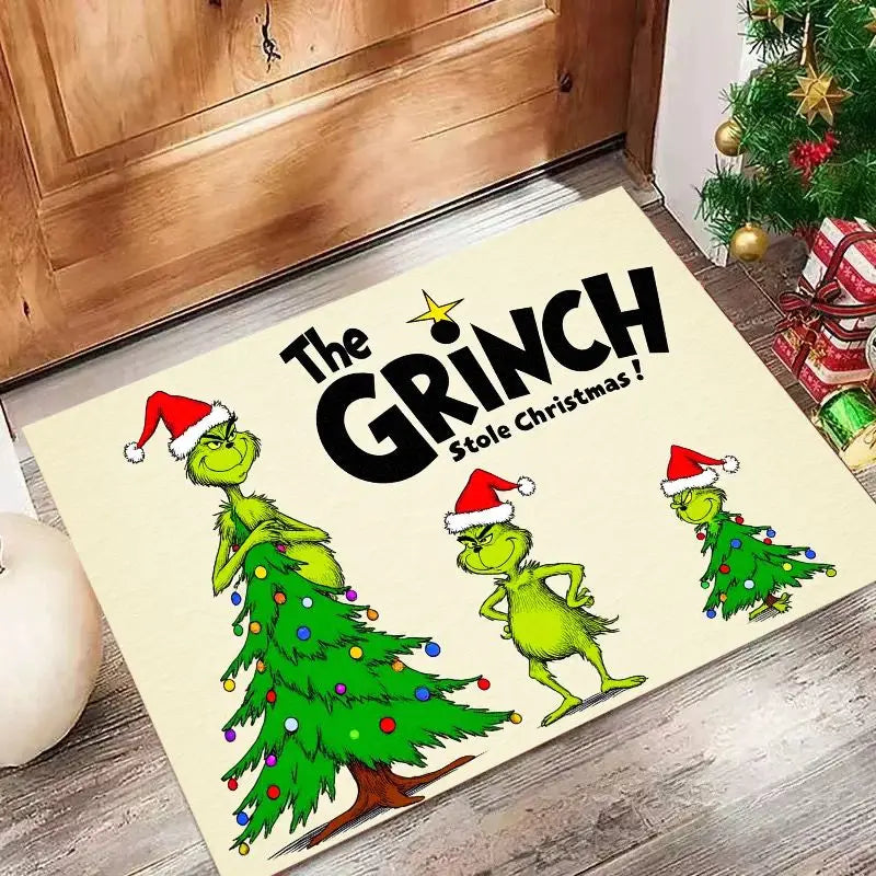The Ultimate Christmas Grinch Rug Skin-Friendly, Wear-Resistant, Easy-to-Clean