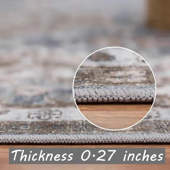 VIKAMA Upgraded Material Wave Creative Non-slip Bathroom Carpet Ocean Bedroom Bedside Rug Living Room Kitchen Mat Home Decor