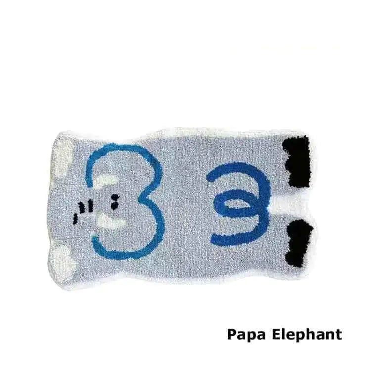 Vikama Cartoon Animal Imitation Cashmere Rug Comfortable Soft Bedroom Bed Blanket Housewarming Children Gift Home Decor