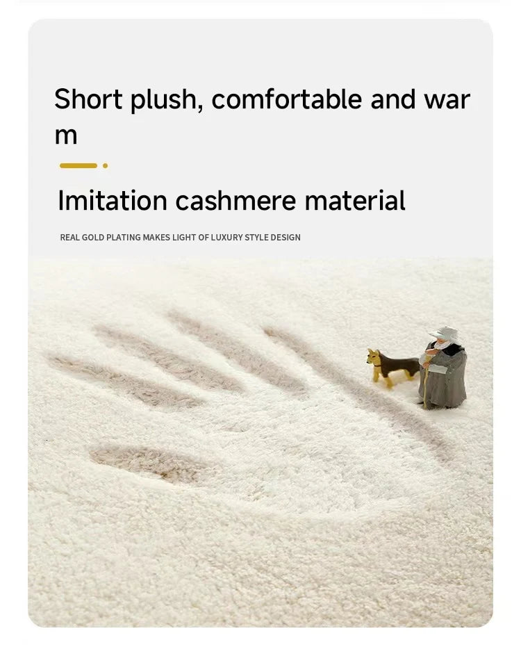 Irregular Cartoon Animal Imitation Cashmere Carpet,living Room, Coffee Table,floor Mat, Bedroom, CHILDREN'S Room, Thickened