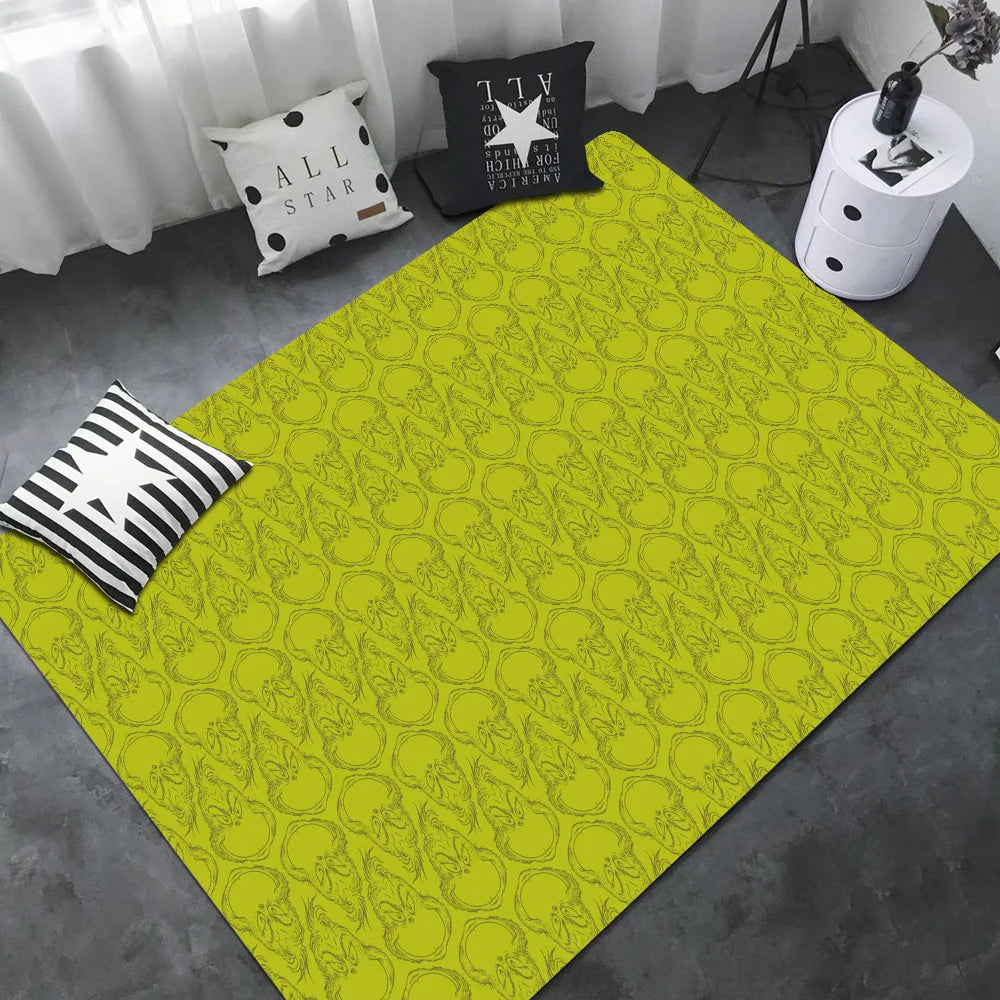Cute Cozy Grinch Rugs