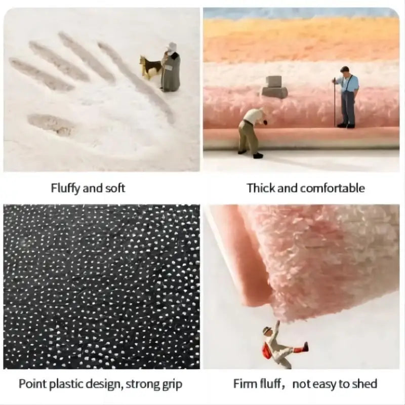 Vikama Cartoon Animal Imitation Cashmere Rug Comfortable Soft Bedroom Bed Blanket Housewarming Children Gift Home Decor