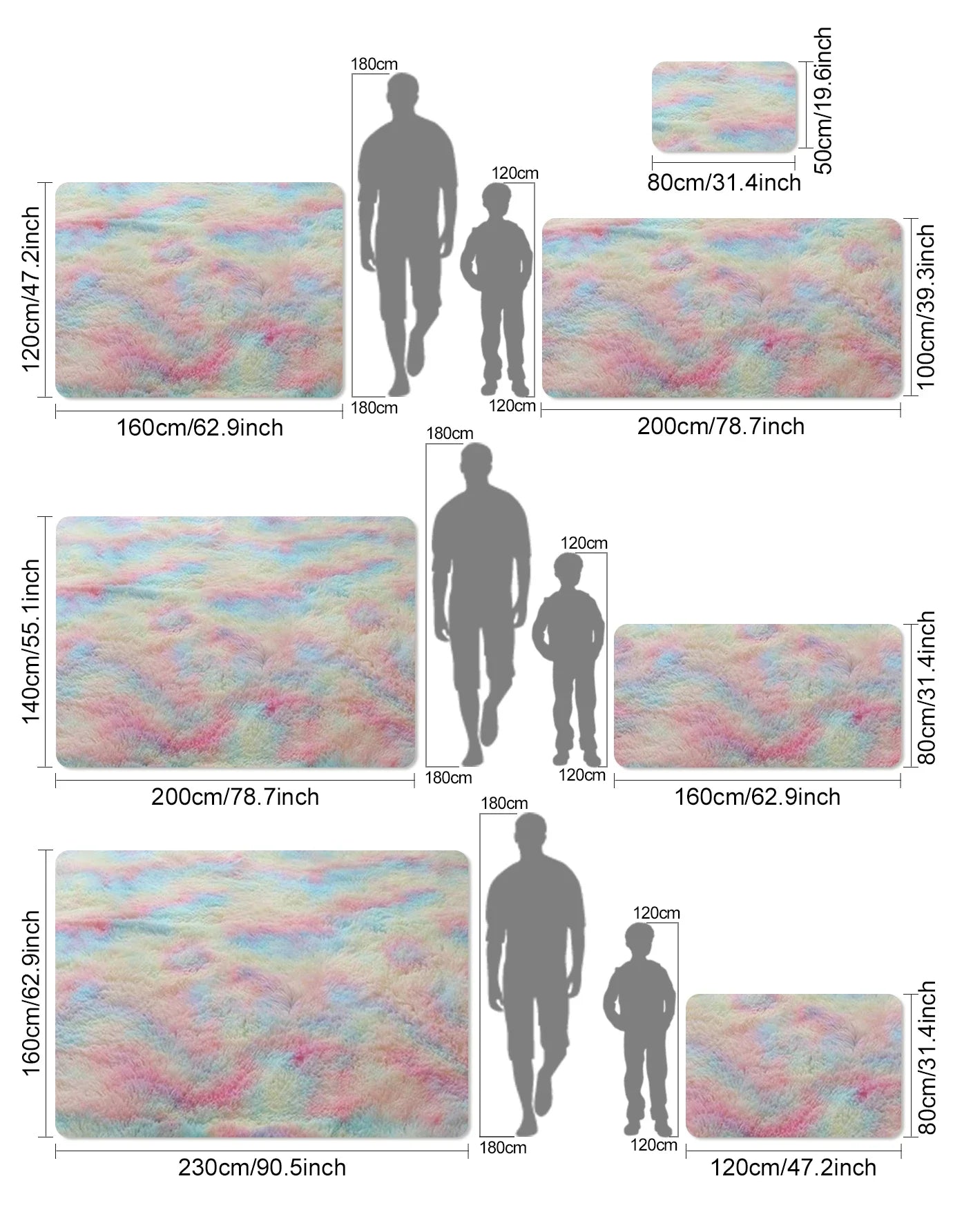 VIKAMA Upgraded Material Wave Creative Non-slip Bathroom Carpet Ocean Bedroom Bedside Rug Living Room Kitchen Mat Home Decor