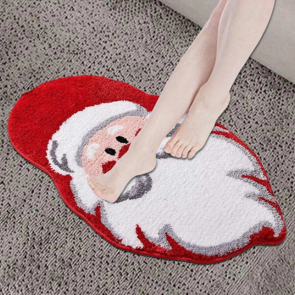 Santa Claus Christmas Mat