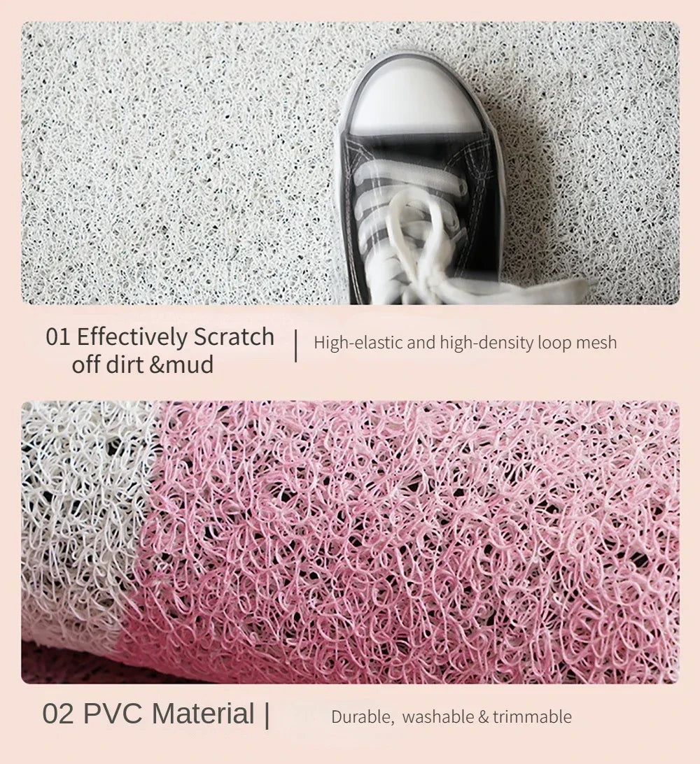 40x60cm Carton Animal Cat & Dog Welcome Door Entrance Mat Remove Dust & Water Carpet for Indoor & Outdoor