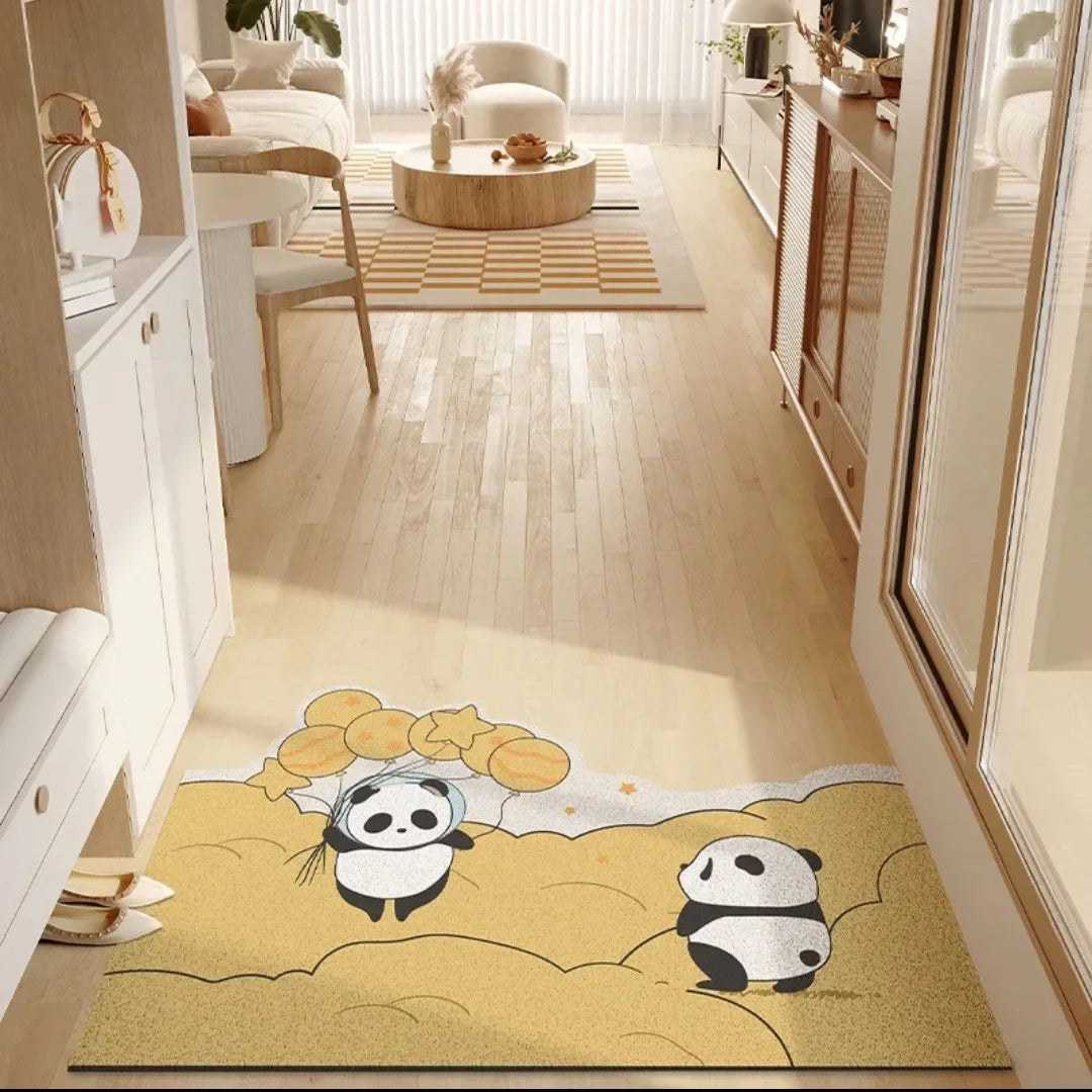 40x60cm Carton Animal Cat & Dog Welcome Door Entrance Mat Remove Dust & Water Carpet for Indoor & Outdoor