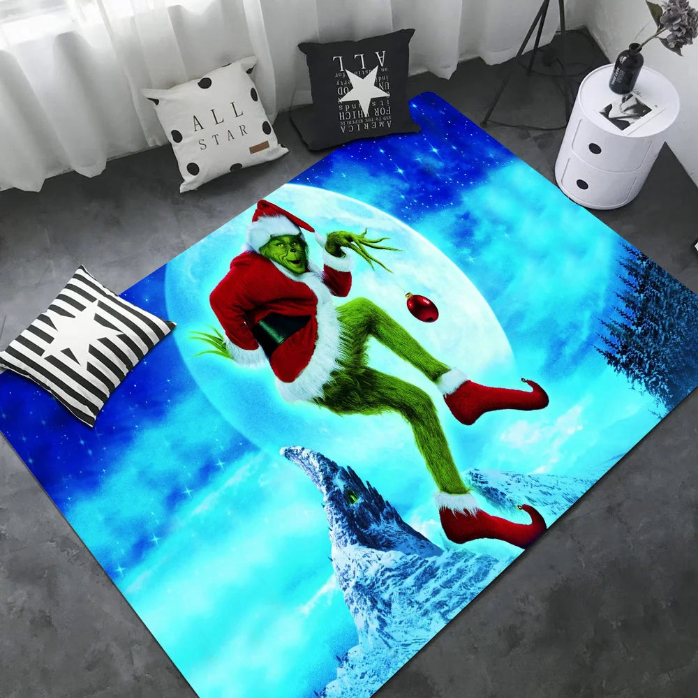 Cute Cozy Grinch Rugs