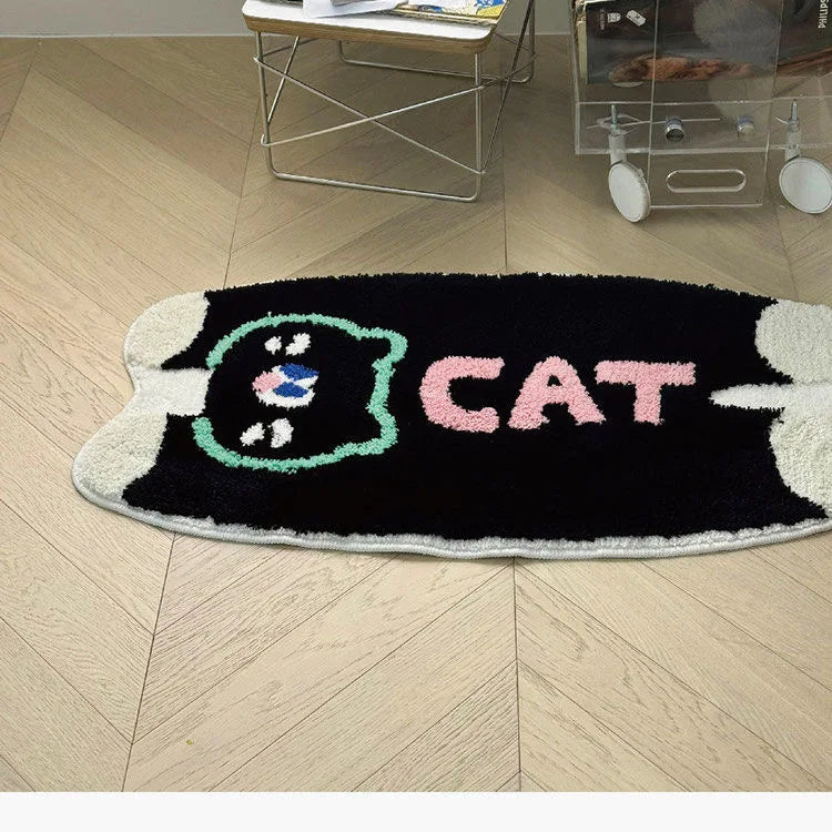 Vikama Cartoon Animal Imitation Cashmere Rug Comfortable Soft Bedroom Bed Blanket Housewarming Children Gift Home Decor