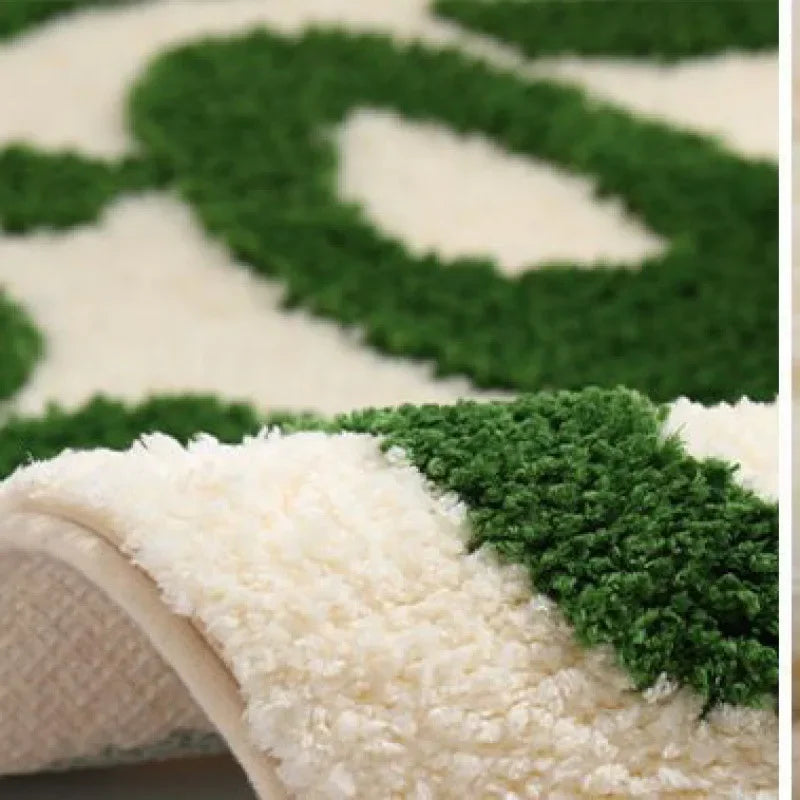 Funny Art Imitation Cashmere Carpet Special-Shaped Living Room Bedroom Decoration Bed Blanket Entry Door Non-Slip Mat