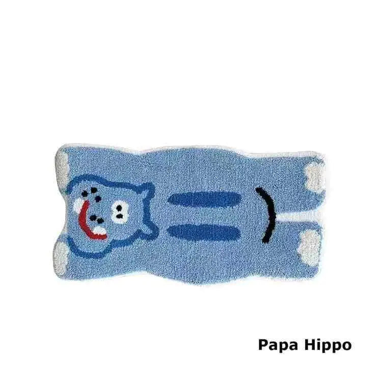 Vikama Cartoon Animal Imitation Cashmere Rug Comfortable Soft Bedroom Bed Blanket Housewarming Children Gift Home Decor