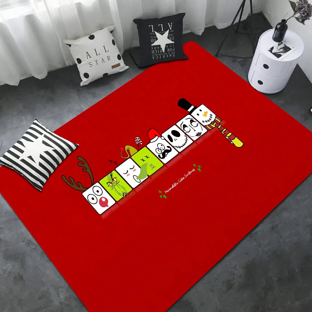 Cute Cozy Grinch Rugs