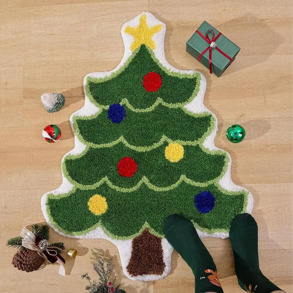 Santa Claus Christmas Mat