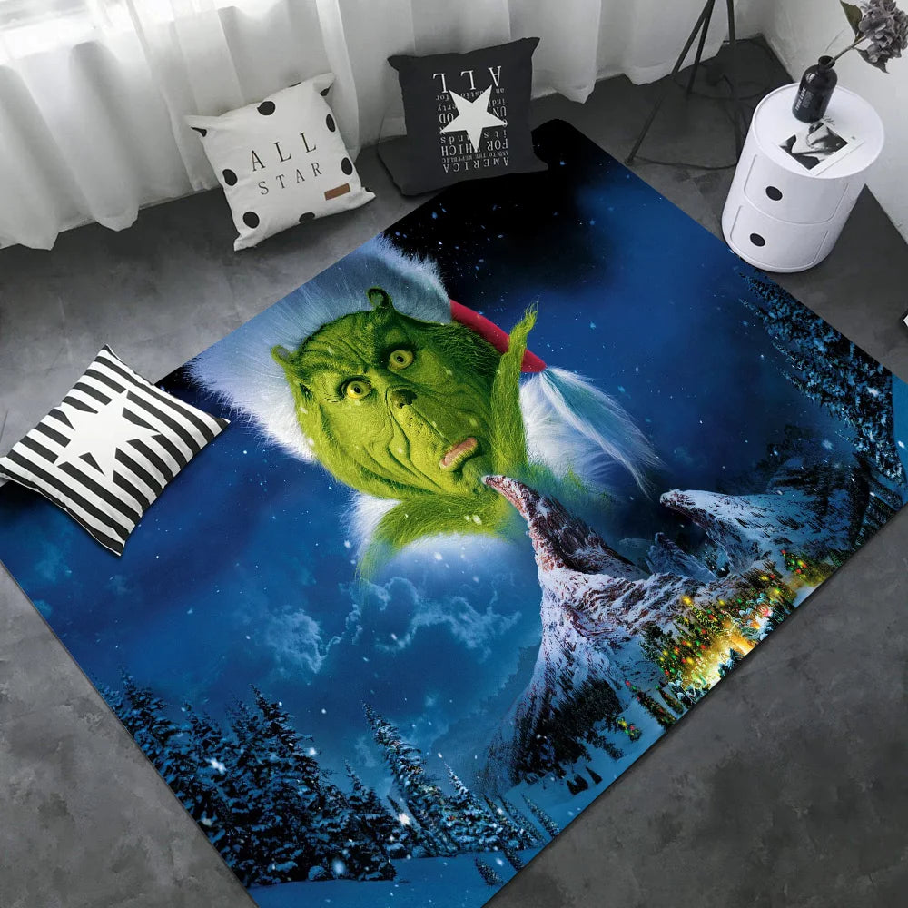 Cute Cozy Grinch Rugs