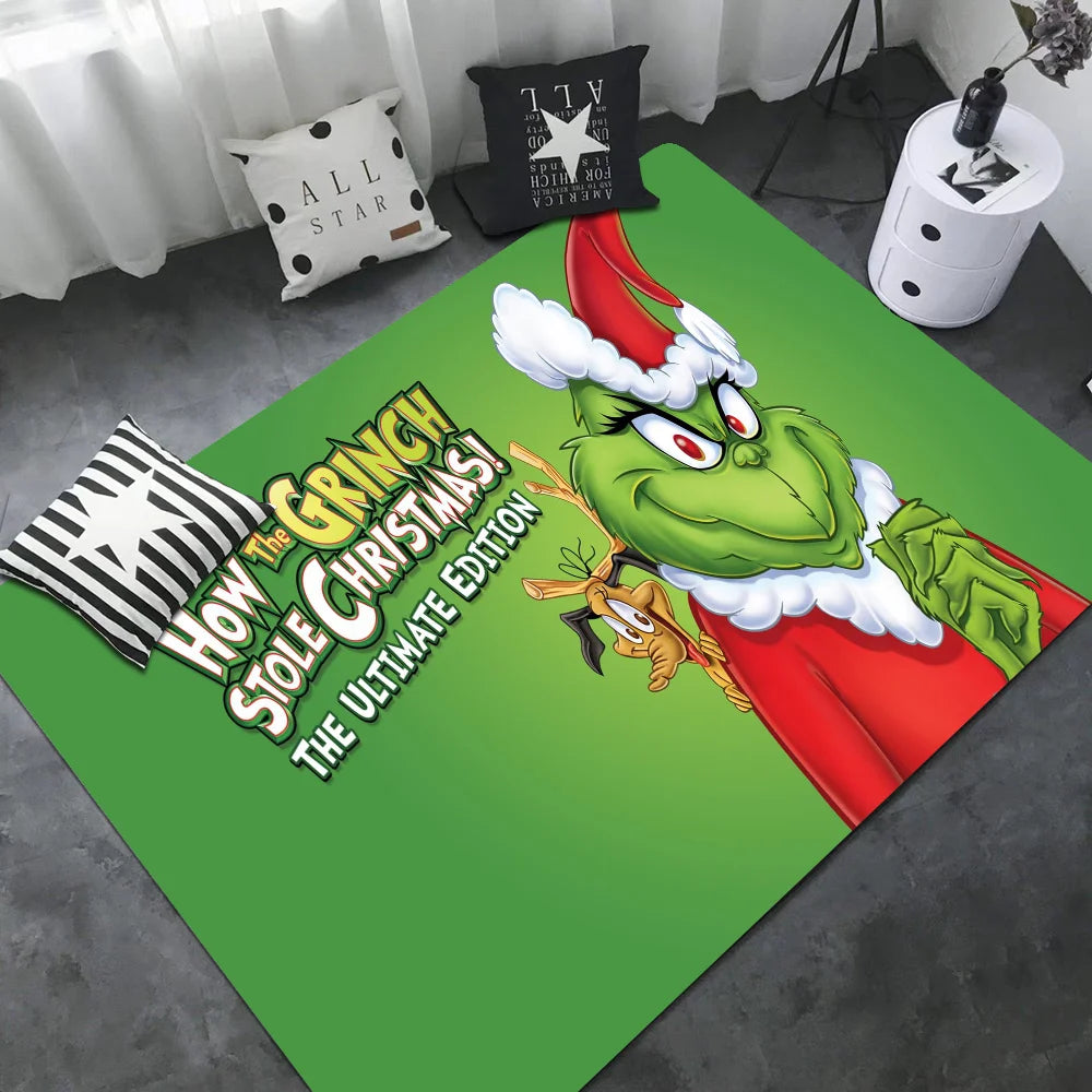 Cute Cozy Grinch Rugs