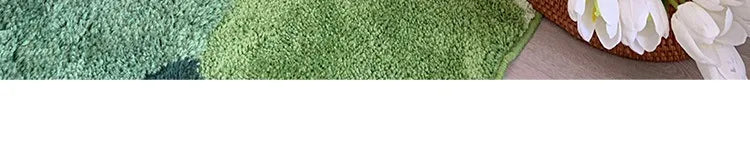 Garden Moss Hand Tufted Area Rug, Bedroom Bedside Rugs, Flocked Art Deco Carpet, Thickened Microfiber Floor Mat, Super Soft