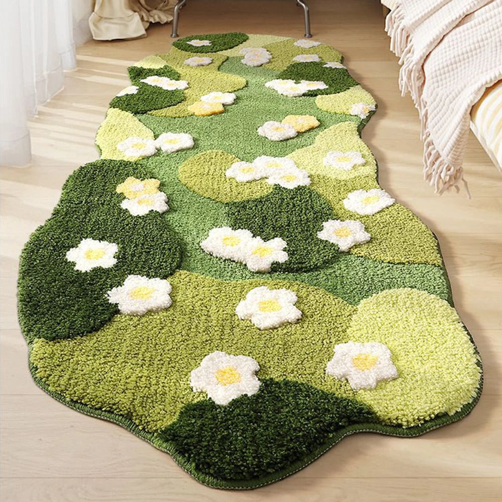 3D Cozy Moss Lawn Garden Rug