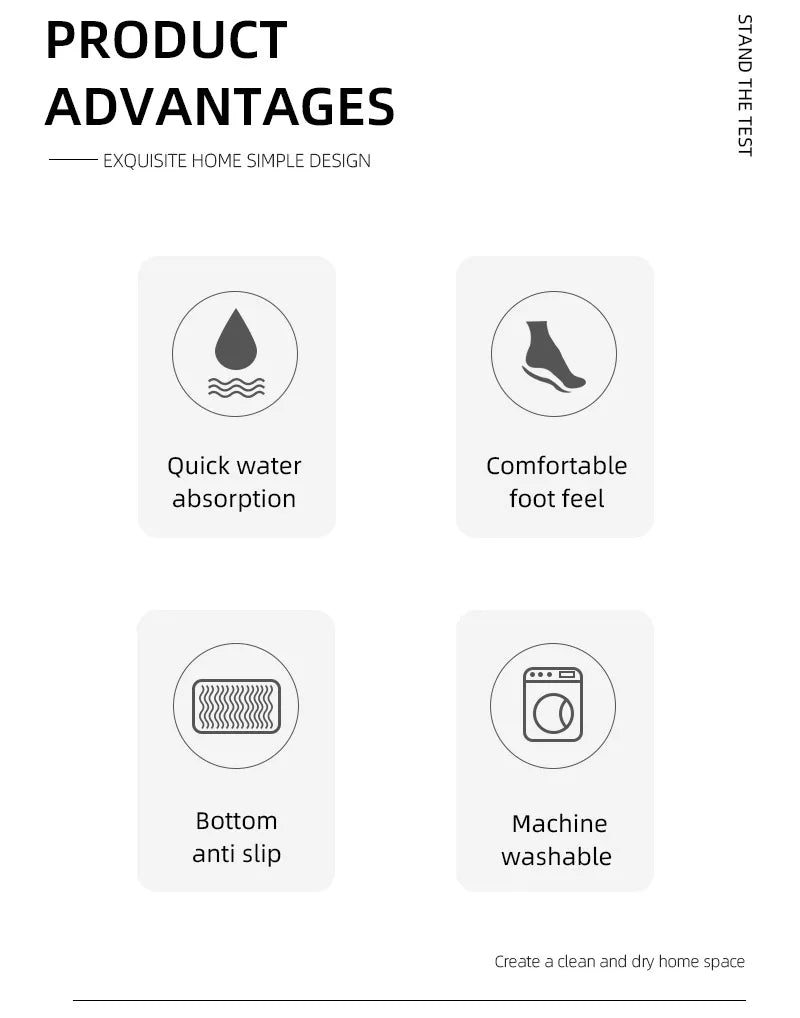 1pc Floral & Letter Graphic Door Mat Doormat Carpets Rug Carpet Bath Kitchen Garden Anti-Slip Small Home Kitchen Welcome Mats