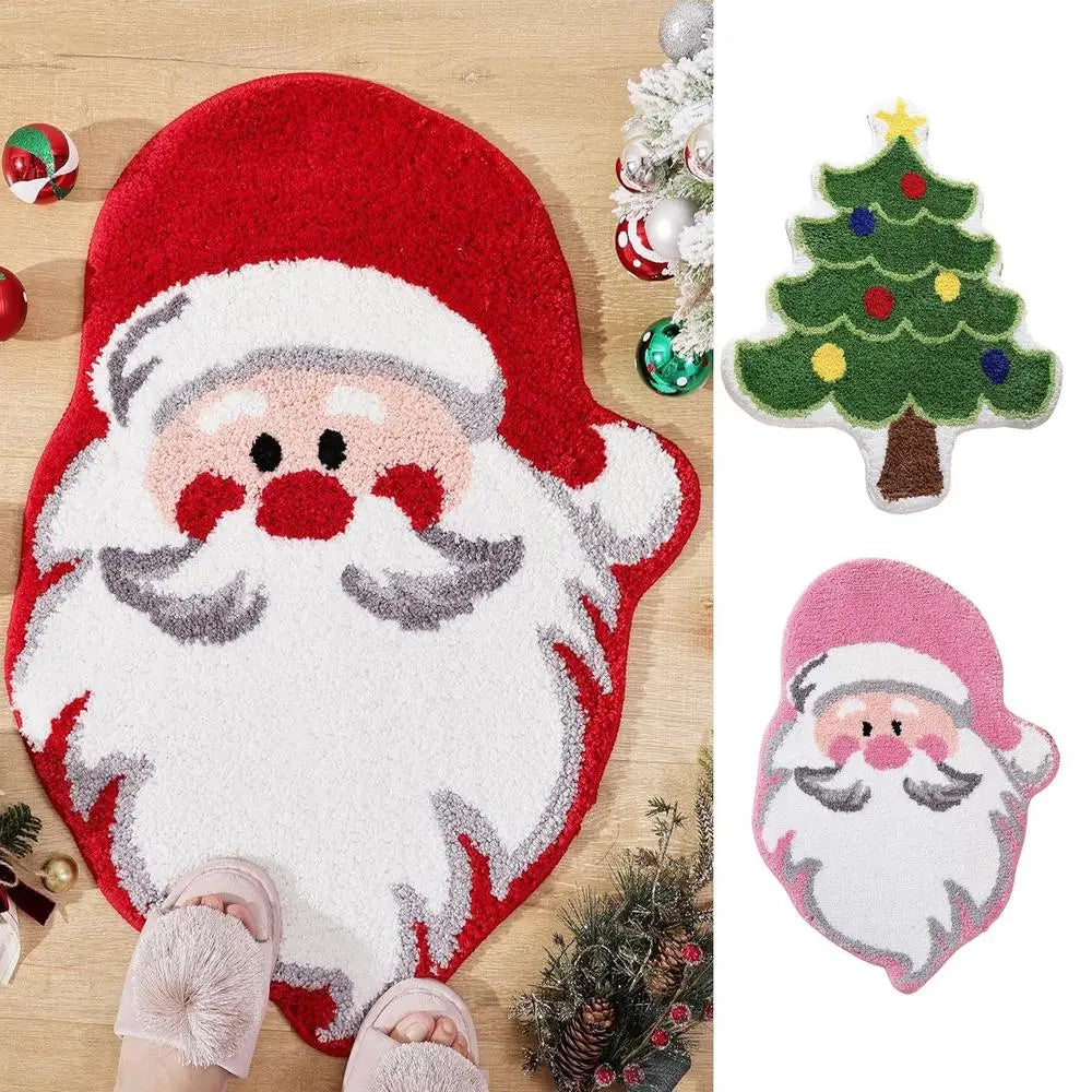Santa Claus Christmas Mat