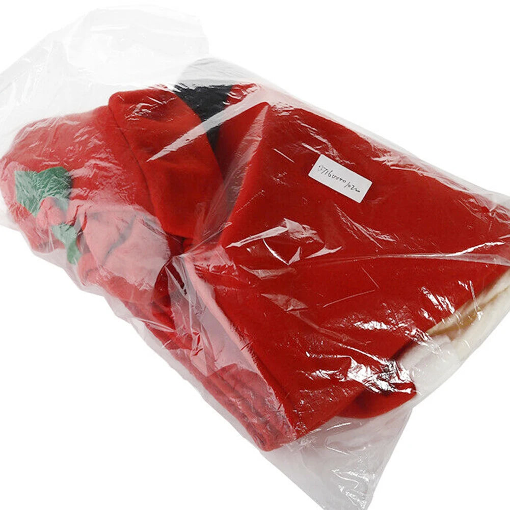 3pcs Christmas Bathroom Cozy Santa Seat Cover and Rugs