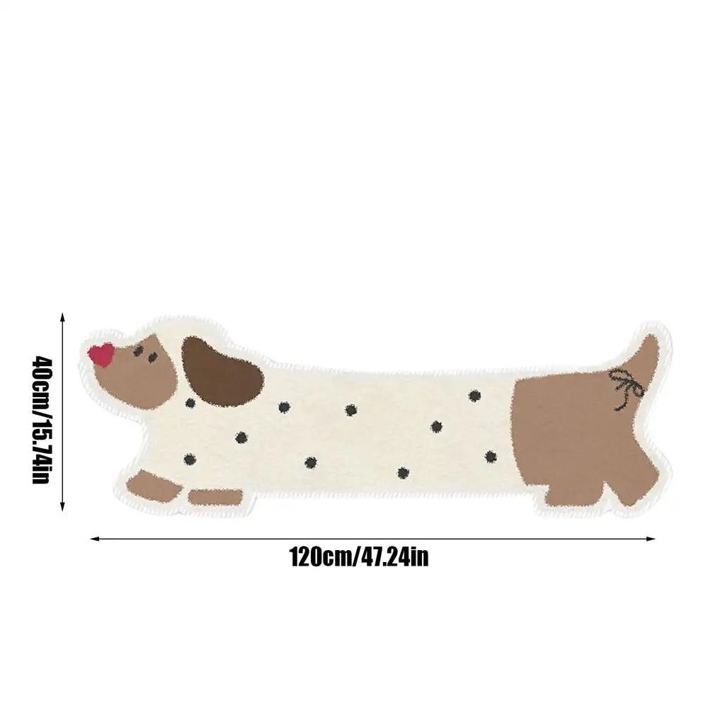 Cat Bathroom Rug Hugging Cat Pattern Plush Bathroom Decor Mat Funny Machine Wash Water Absorbent Thick Shower Rug With Non-Slip