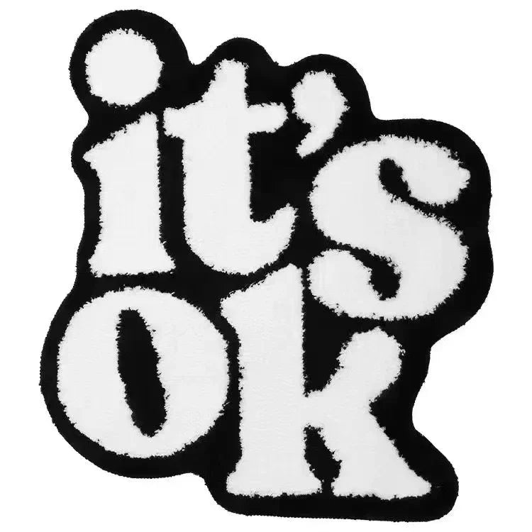 Funny Art Imitation Cashmere Carpet Special-Shaped Living Room Bedroom Decoration Bed Blanket Entry Door Non-Slip Mat