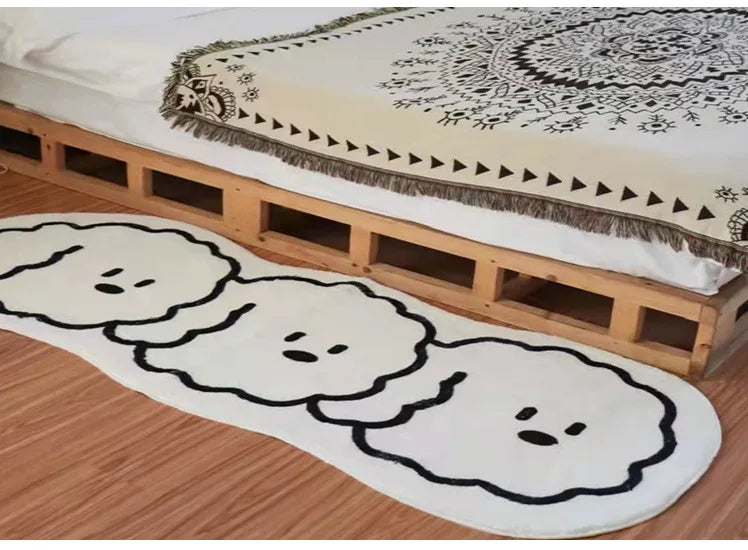 Irregular Cartoon Animal Imitation Cashmere Carpet,living Room, Coffee Table,floor Mat, Bedroom, CHILDREN'S Room, Thickened