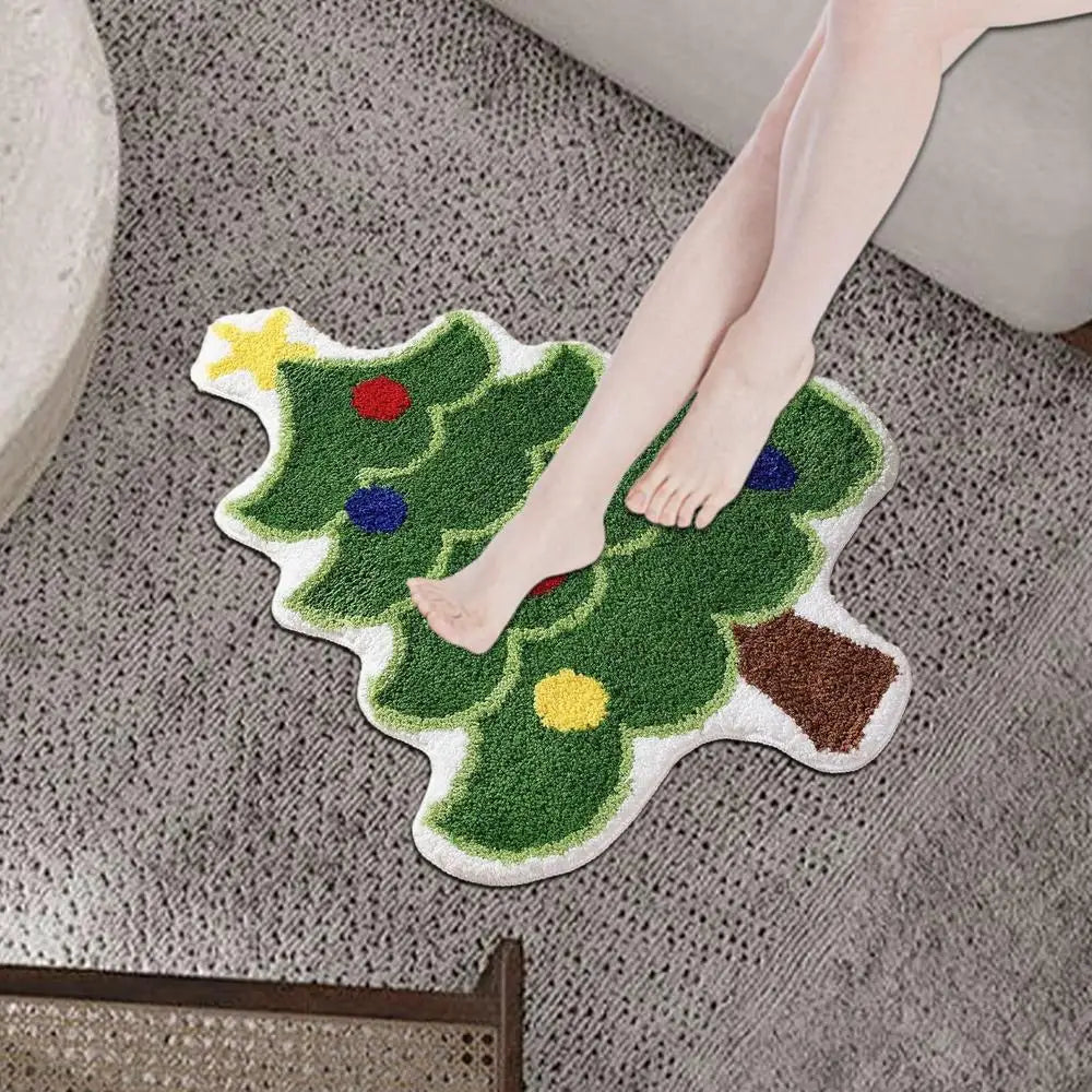 Santa Claus Christmas Mat