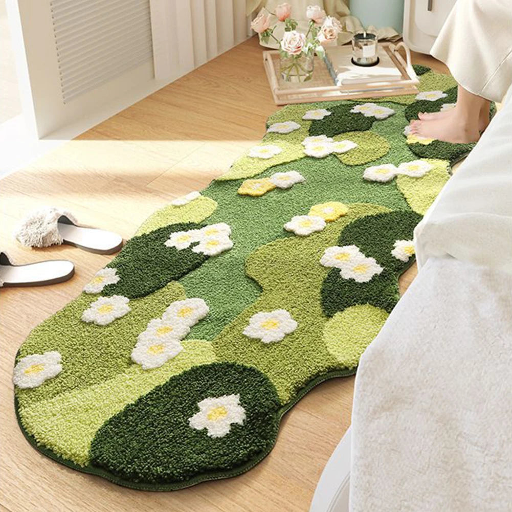 3D Cozy Moss Lawn Garden Rug