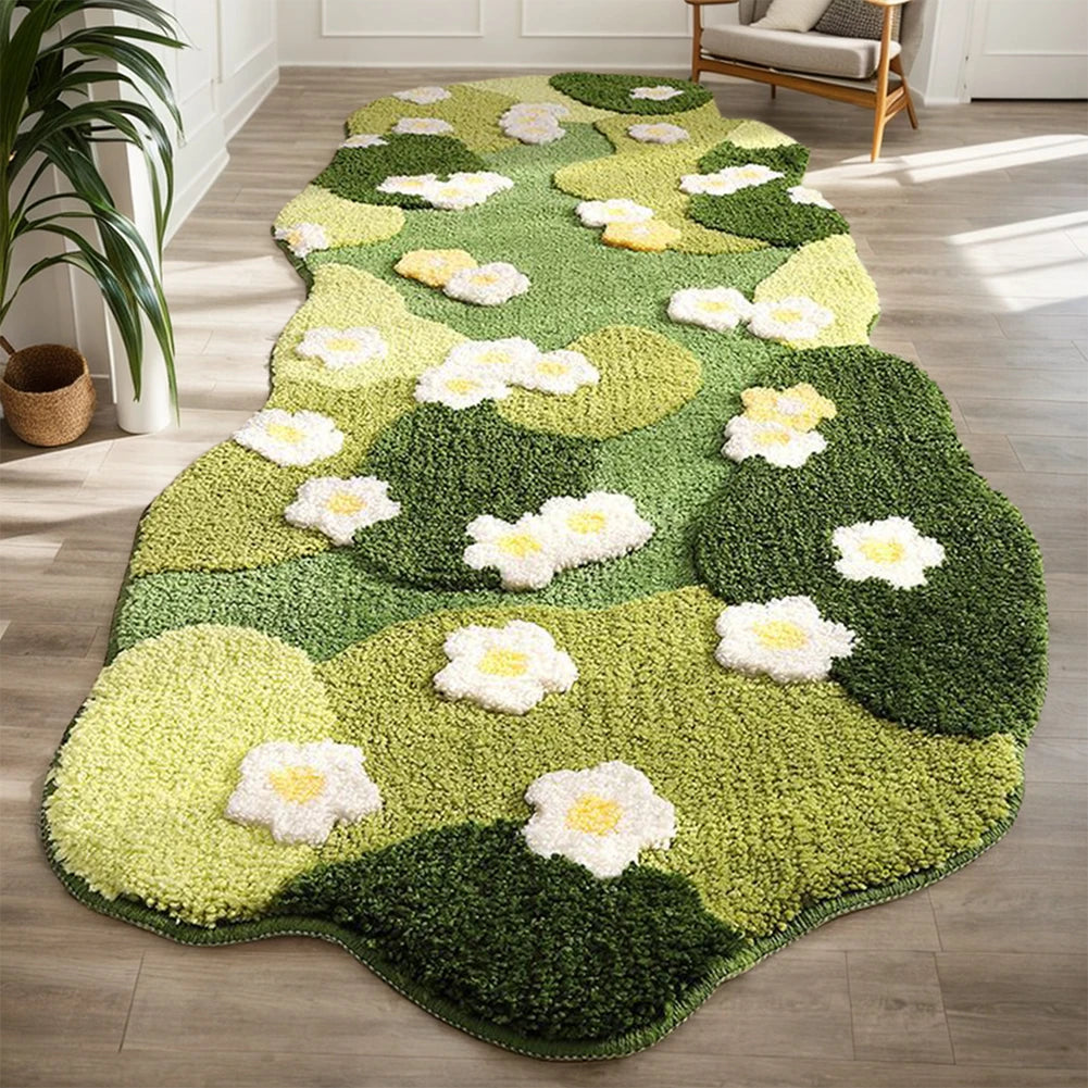 3D Cozy Moss Lawn Garden Rug