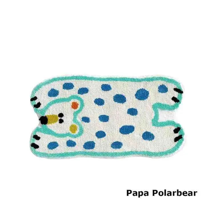 Vikama Cartoon Animal Imitation Cashmere Rug Comfortable Soft Bedroom Bed Blanket Housewarming Children Gift Home Decor