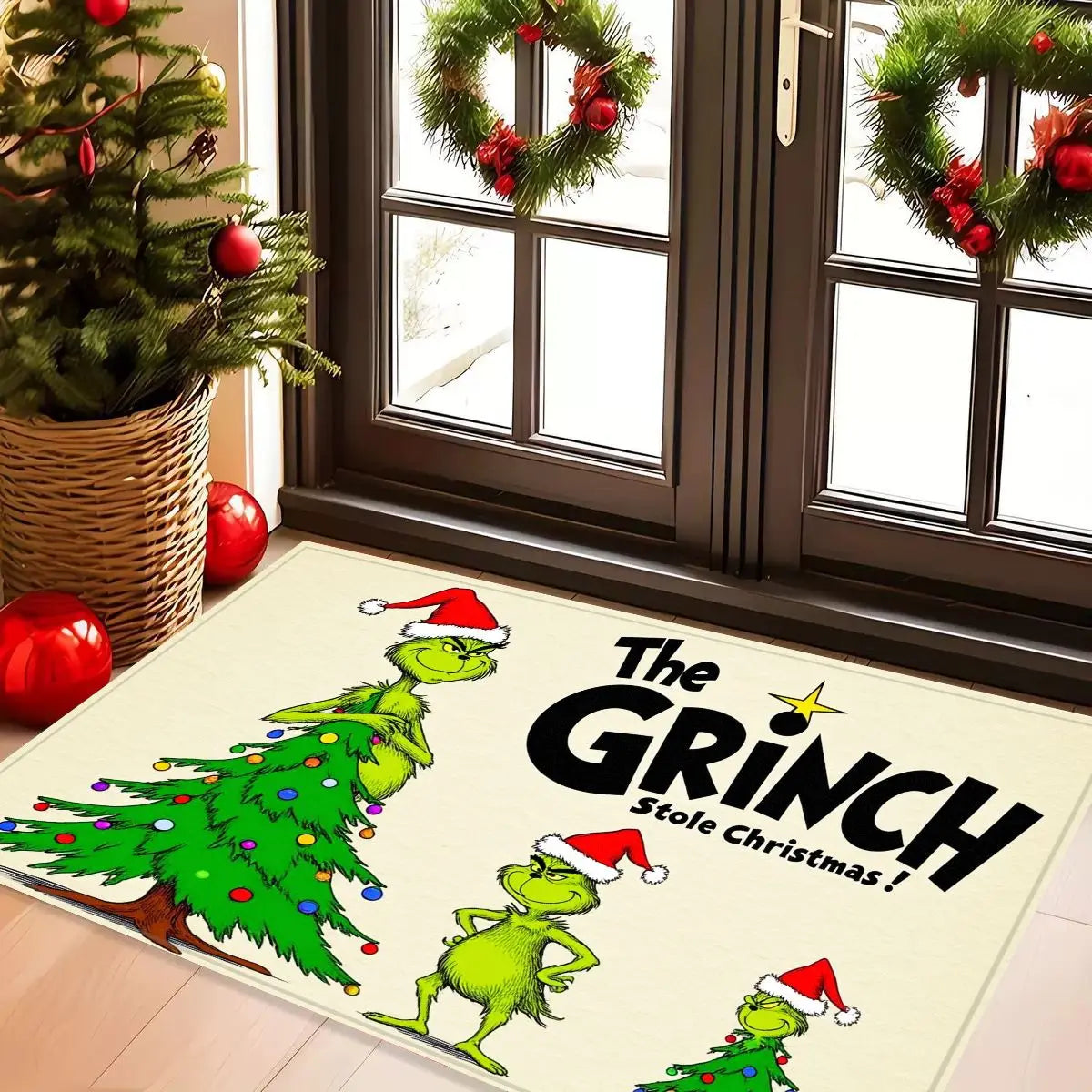 The Ultimate Christmas Grinch Rug Skin-Friendly, Wear-Resistant, Easy-to-Clean