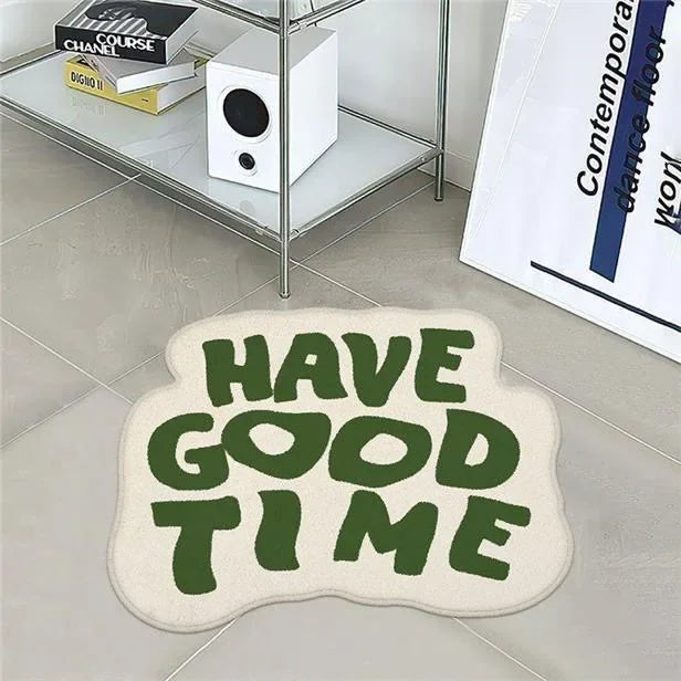 Funny Art Imitation Cashmere Carpet Special-Shaped Living Room Bedroom Decoration Bed Blanket Entry Door Non-Slip Mat
