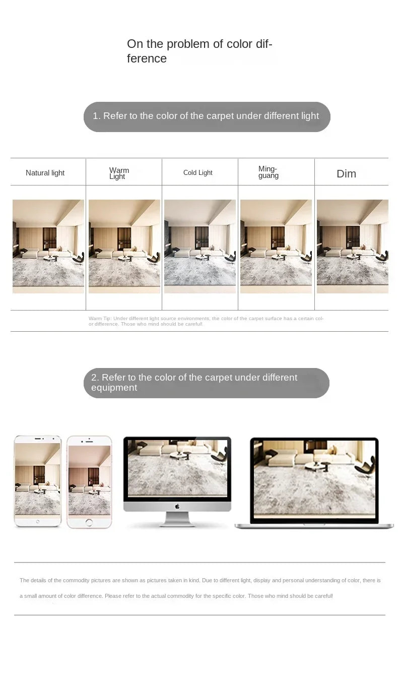 VIKAMA Upgraded Material Wave Creative Non-slip Bathroom Carpet Ocean Bedroom Bedside Rug Living Room Kitchen Mat Home Decor