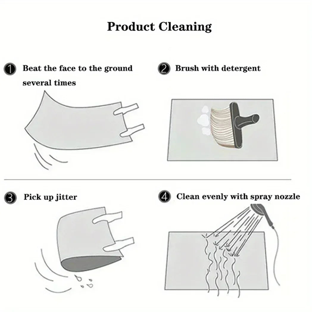 Cute Christmas Grinch Print Welcome Doormat Non-Slip Machine Washable Carpet for Living Room Bedroom Bathroom Kitchen Laundry Rug