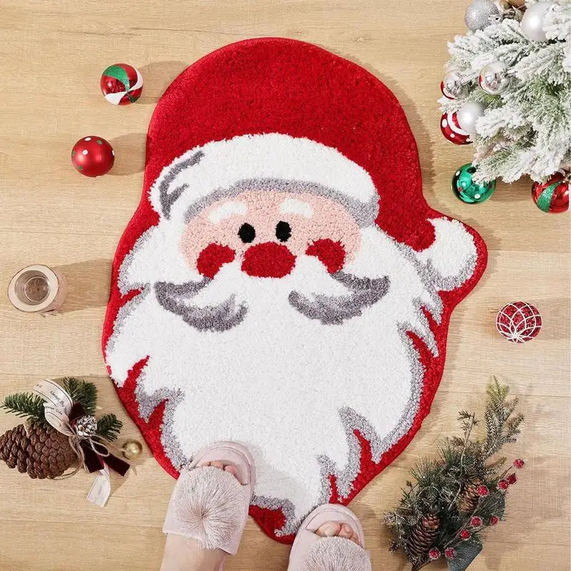 Santa Claus Christmas Mat