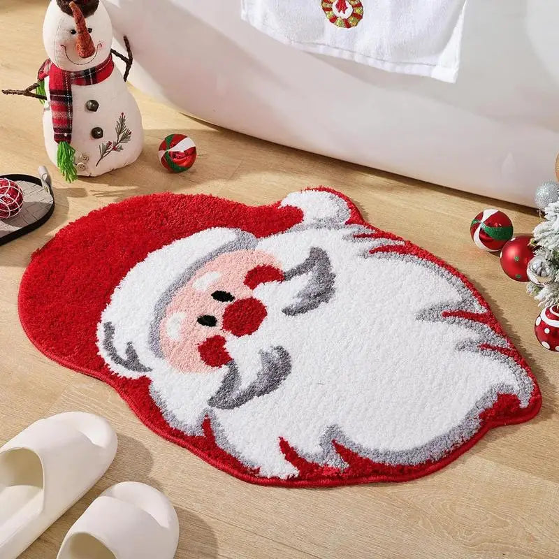 Santa Claus Christmas Mat