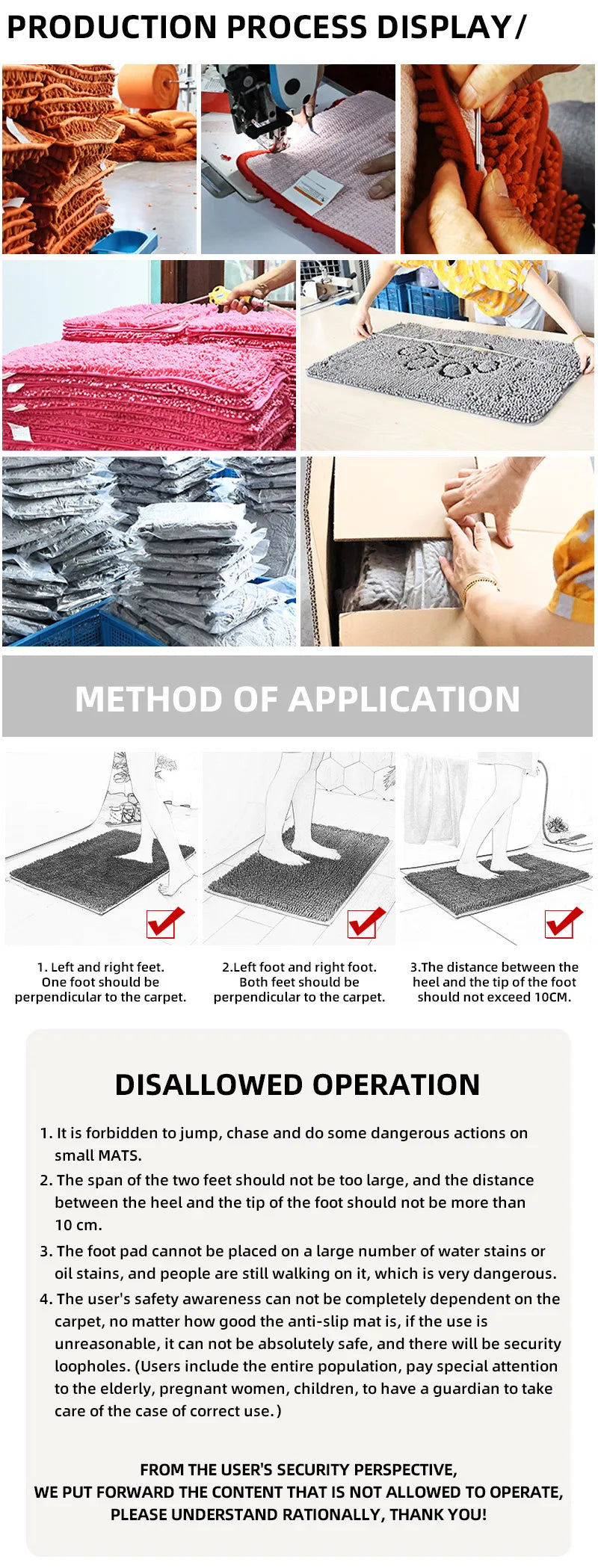 Thin Non-slip Floor Rug Mat, Durable Welcome Doormat Outdoor Entrance Mat, Welcome Mat, Machine Washable, Suitable for Family,