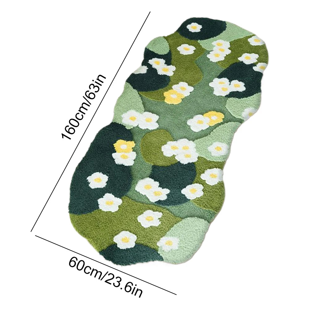 3D Cozy Moss Lawn Garden Rug